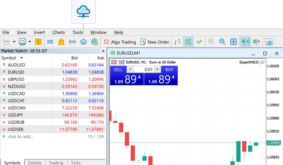 打开MQL5虚拟主机